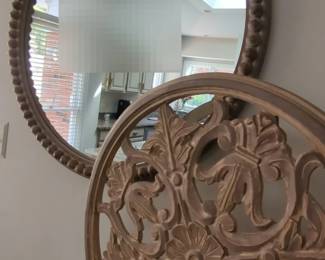 Round Mirror And Medallion
