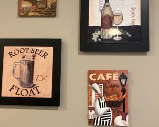 Various kitchen signs 