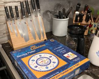 Chanukah serving platter