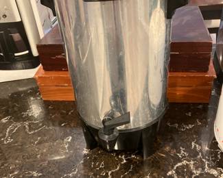 Large coffee pot for large gatherings 