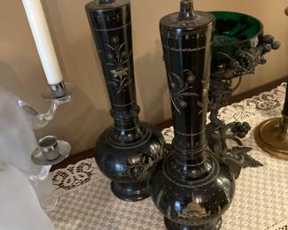 Black candle sticks 