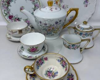 272 VarietyChinaTeaCupsSaucersTeaPotPlates