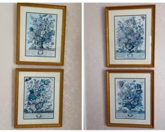 61 5RobertFurber12MonthsOfFlowersFramedReproductions