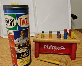 210 OriginalTinkertoyJuniorArchitectSetPlayskoolNokOutBench