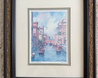 100 VeniceItalyRiodelMendicanteWatercolorPrint