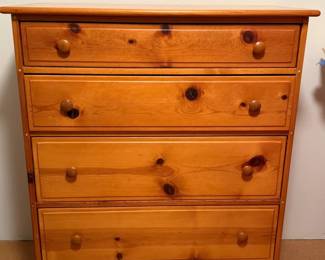 212 4DrawerPineDresser