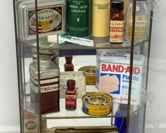 192 OldApothecaryDrugStoreGoodsinDisplayCase