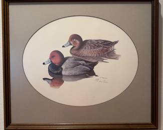195 LouisFrisinoLimitedEditionWatercolorPrintSigned
