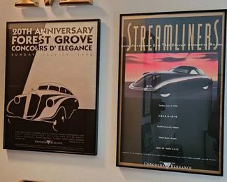 235 FramedPostersOfTheForestGroveConcoursdElegance