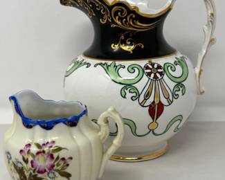 277 AntiqueRoyalWorcesterJugNipponCreamPitcher