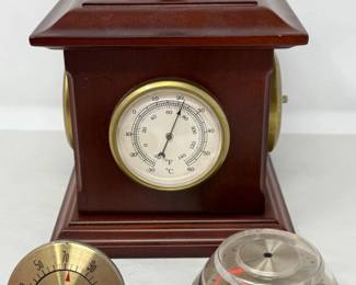 284 BombayCompanyHoneywellBarometerThermometerCollection