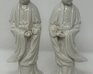 146 ReverseSetof2PorcelainGuanyinorGuanYin
