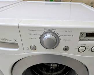Closeup of LG Washer