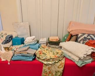 Linens - there are more not pictured!