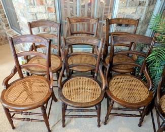 Cane Bottom Chairs - some have been sold.