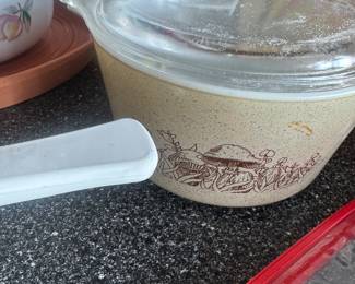 Vintage Pyrex in corning ware