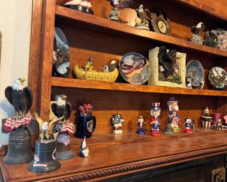 Patriotic decor and Native American decor