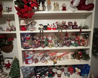 Christmas decorations and entertaining items