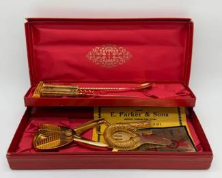 36 Vintage24KGoldenEleganceBarToolSet