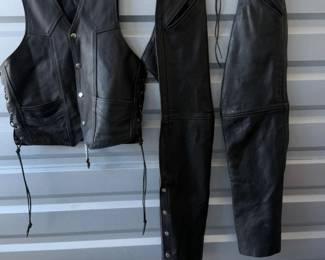 9 AmericanLegionRidersLeatherVestChaps