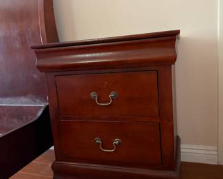 cherry bedside table