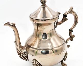 vintage silver plated tea pot