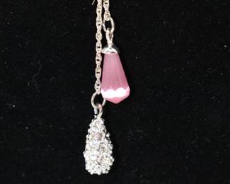 pink pendant necklace