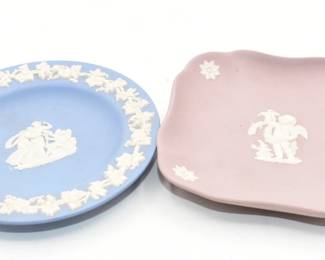 pair of Wedgwood trinket dishes