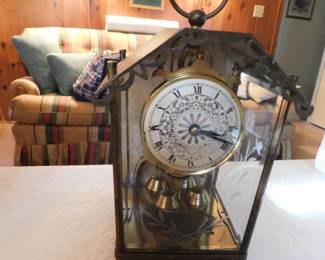 400 Day German Black Forest Anniversary Style Coach Clock ~ Euramica Trading Co.