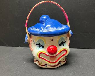 CLOWN COOKIE JAR