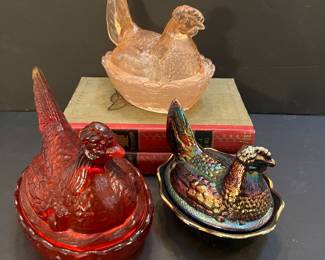 HENS ON NEST