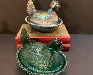 HENS ON NEST