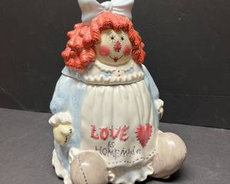 RAGGEDY ANN COOKIE JAR