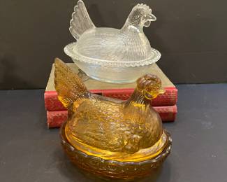 HENS ON NEST