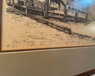 Framed & Matted Print "End of an Era" by Eileen Kennedy