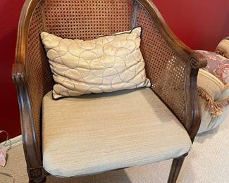 Barrel Cane Back Chair