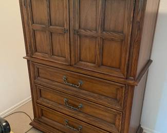 Kindel Spanish Mediterranean Style Highboy Dresser