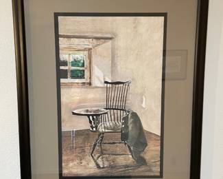 Framed & Matted Print "Early October" by Andrew Wyeth