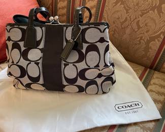 Coach Monogramed Handbag