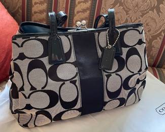 Coach Monogramed Handbag