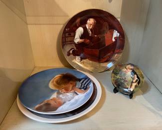 Norman Rockwell "Grandpa's Gift" Decorative Plate