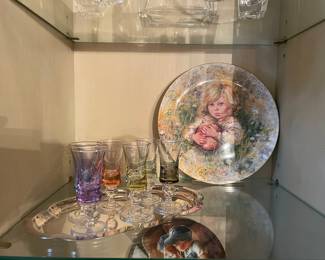 Set of 6 Colorful Sherry Glasses