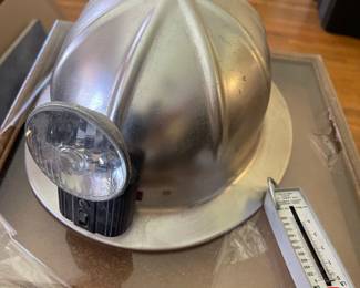 Metal miners helmet 