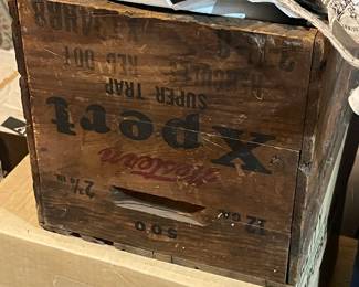 Old wooden crates 