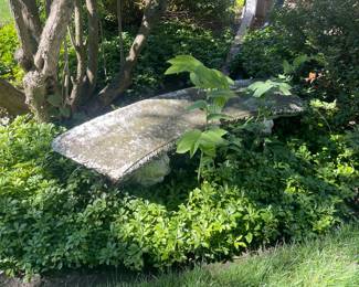 Nice concrete bench