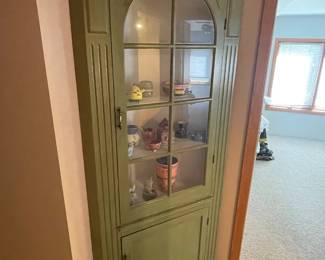 Handmade corner cabinet 
