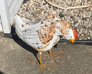 Metal chicken 
