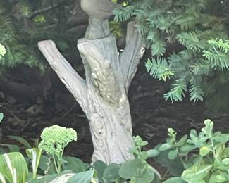 Concrete lawn sculptures