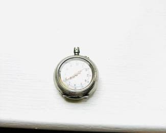 small silver watch for chian