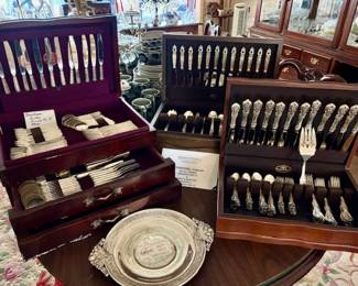 Francis 1, Fairfax, & Royal Copenhagen Sterling Flatware